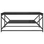 Couchtisch Schwarz Eichen-Optik 90 x 50 x 40 cm