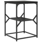 Beistelltisch Schwarz Eichen-Optik 41 x 40 x 60 cm