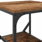 Beistelltisch Altholz 41 x 40 x 60 cm Ingenieure Holz und Stahl