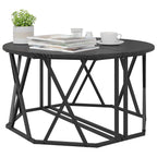 Couchtisch Schwarz Eichen-Optik 80 x 80 x 42 cm
