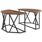 Couchtisch Altholz 80 x 80 x 42 cm Ingenieure Holz und Stahl