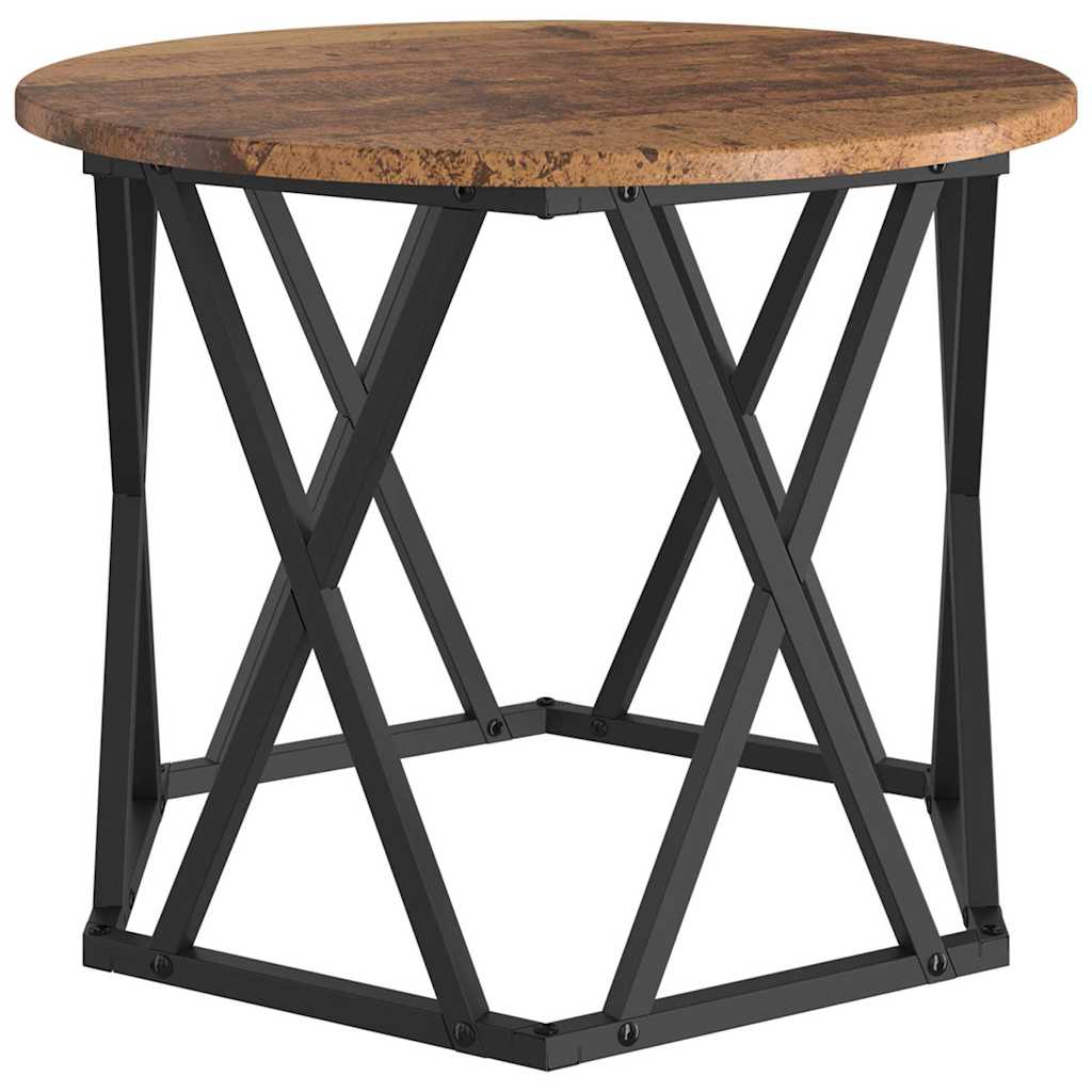 Nesting Beistelltisch 3 pcs Altholz Ingenieure Holz und Stahl