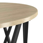Couchtisch 2 pcs Sonoma-Eiche Ingenieure Holz und Stahl