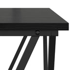 Beistelltisch-Set 2 pcs Schwarze Eiche 50 x 50 x 40 cm