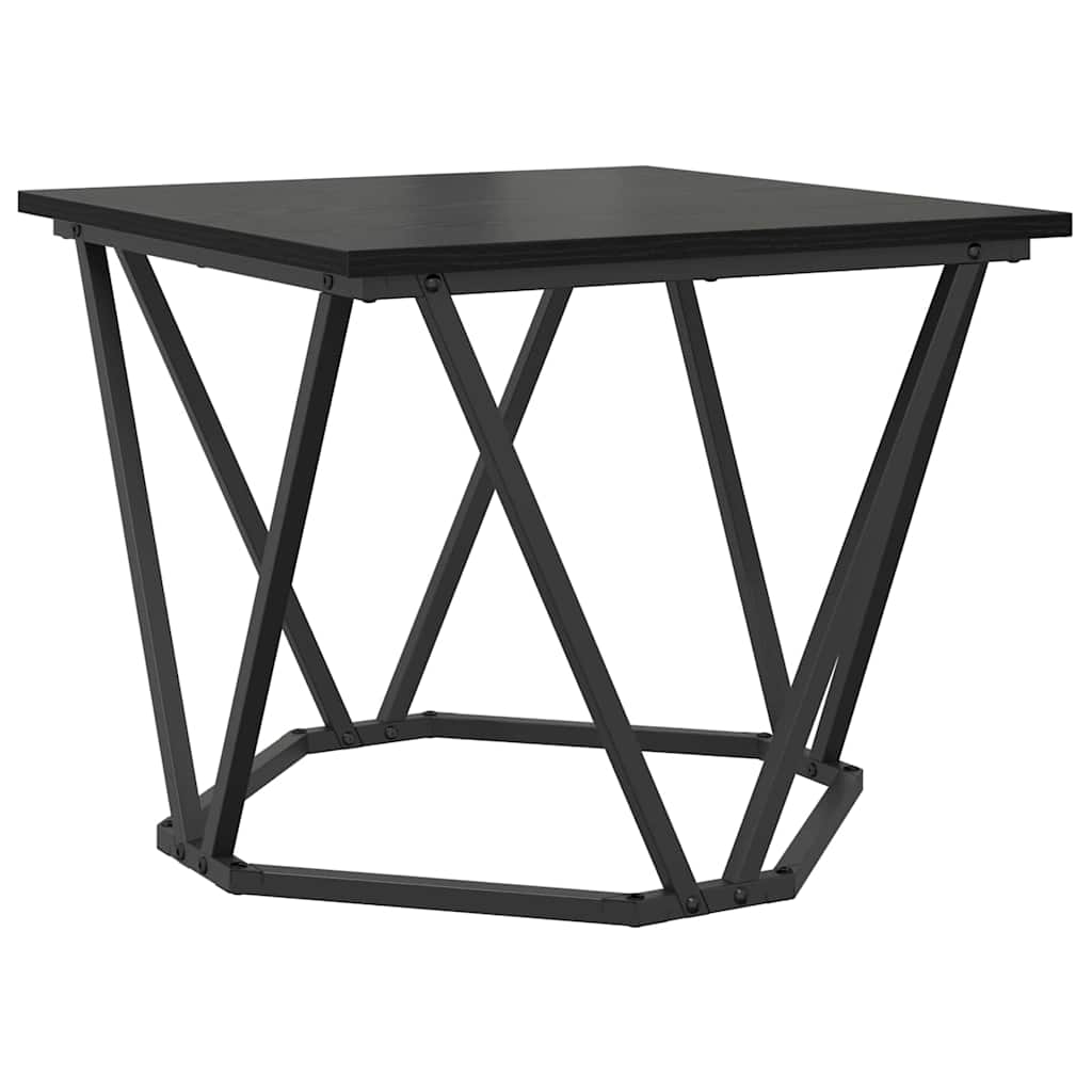Beistelltisch-Set 2 pcs Schwarze Eiche 50 x 50 x 40 cm