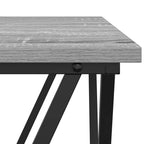 Beistelltisch-Set 2 pcs Graues Sonoma Ingenieure Holz und Stahl