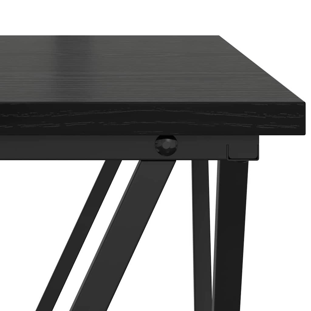 Couchtisch Schwarz Eichen-Optik 80 x 80 x 45 cm