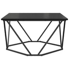 Couchtisch Schwarz Eichen-Optik 80 x 80 x 45 cm