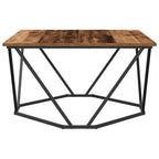 Couchtisch Altholz 80 x 80 x 45 cm Ingenieure Holz und Stahl