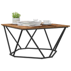 Couchtisch Altholz 80 x 80 x 45 cm Ingenieure Holz und Stahl