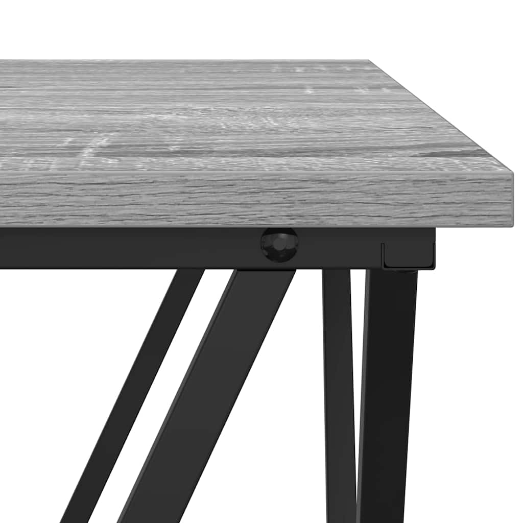 Couchtisch 3 pcs Graues Sonoma Ingenieure Holz und Stahl