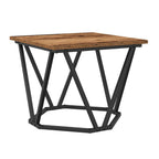 Couchtisch 3 pcs Altholz Ingenieure Holz und Stahl