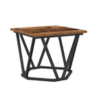 Couchtisch 3 pcs Altholz Ingenieure Holz und Stahl