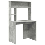 Schreibtisch Beton Grau 91 x 50 x 149 cm Holzwerkstoff