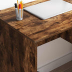 Schreibtisch Geräucherte Eiche 90 x 49 x 75 cm Holzwerkstoff