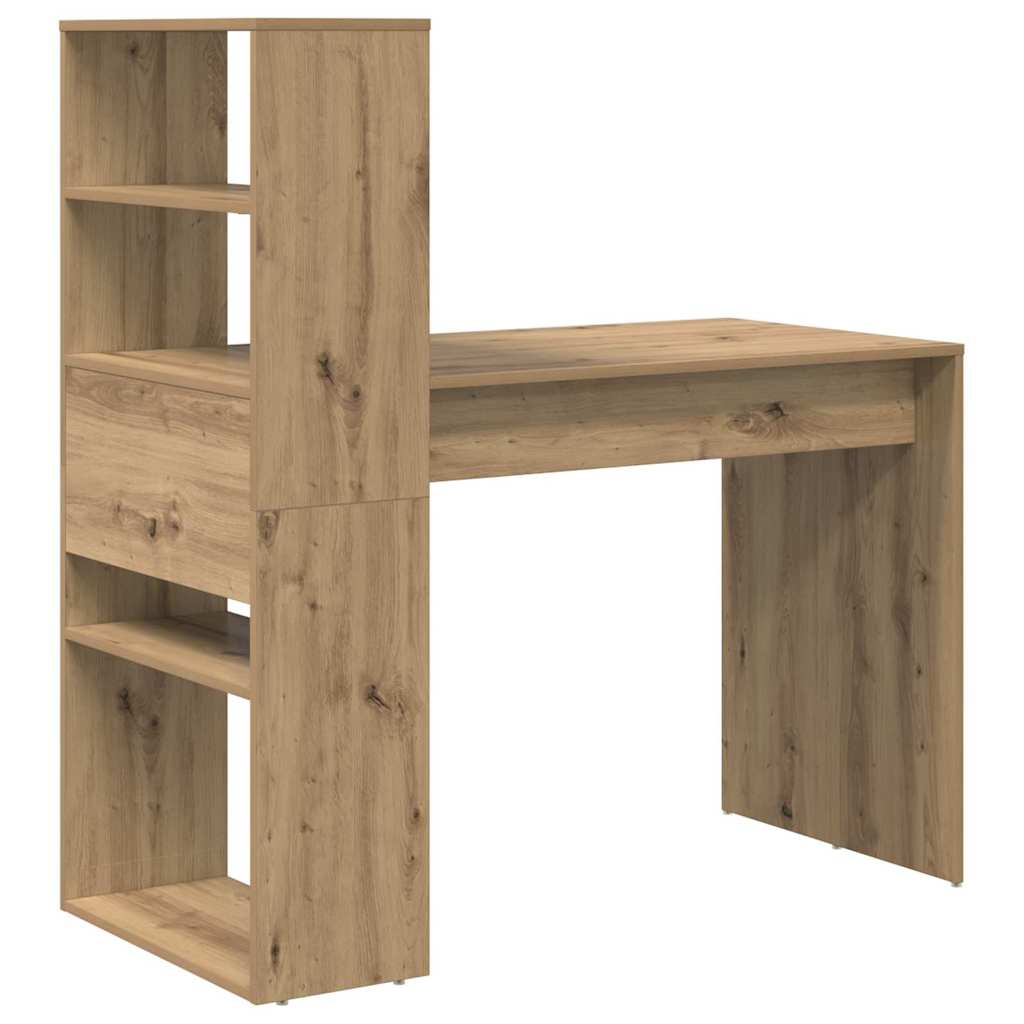 Schreibtisch Artisan-Eiche 113 x 54 x 120 cm Holzwerkstoff