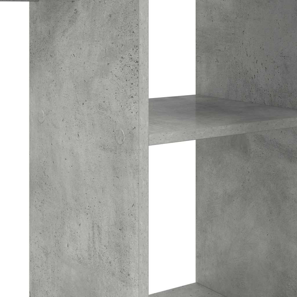 Schreibtisch Beton Grau 142 x 102 x 73 cm Holzwerkstoff