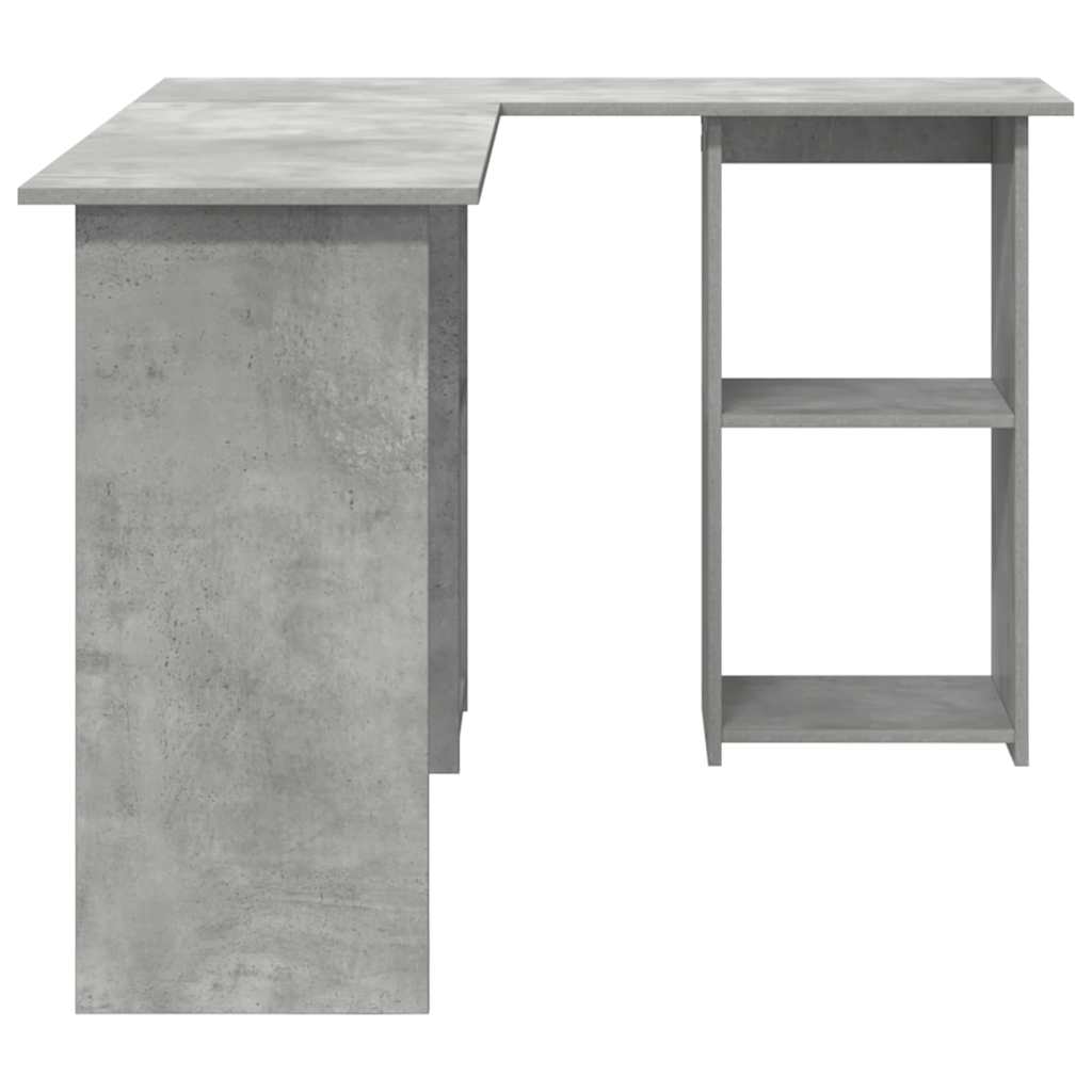 Schreibtisch Beton Grau 142 x 102 x 73 cm Holzwerkstoff