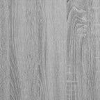 Schreibtisch Graues Sonoma 142 x 102 x 73 cm Holzwerkstoff
