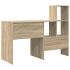 Schreibtisch Sonoma-Eiche 131,5 x 50 x 106,5 cm Holzwerkstoff