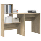 Schreibtisch Sonoma-Eiche 131,5 x 50 x 106,5 cm Holzwerkstoff