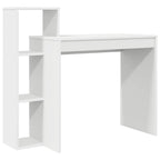 Schreibtisch mit Regal Weiß 100 x 40 x 90 cm Holzwerkstoff