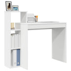 Schreibtisch mit Regal Weiß 100 x 40 x 90 cm Holzwerkstoff