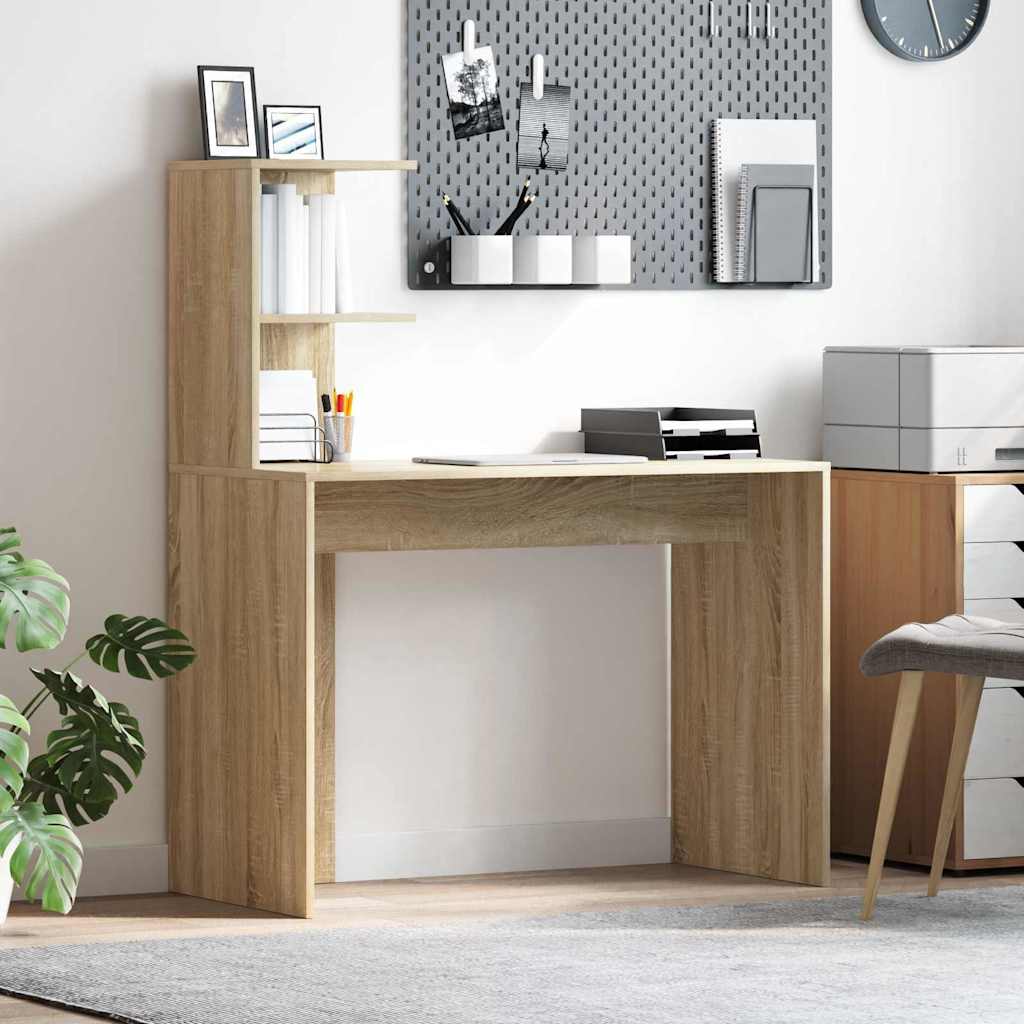 Schreibtisch Sonoma-Eiche 102 x 50 x 124 cm Holzwerkstoff