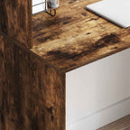 Schreibtisch Geräucherte Eiche 102 x 50 x 124 cm Holzwerkstoff