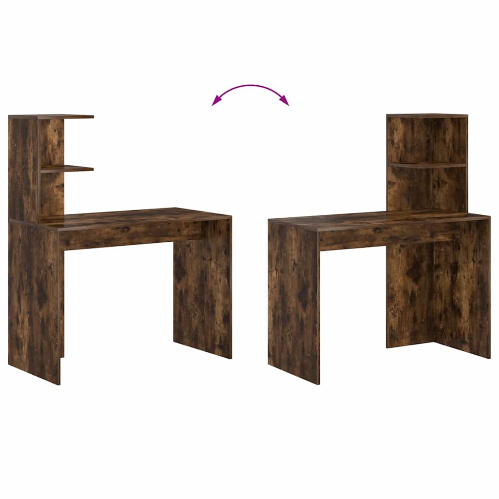 Schreibtisch Geräucherte Eiche 102 x 50 x 124 cm Holzwerkstoff