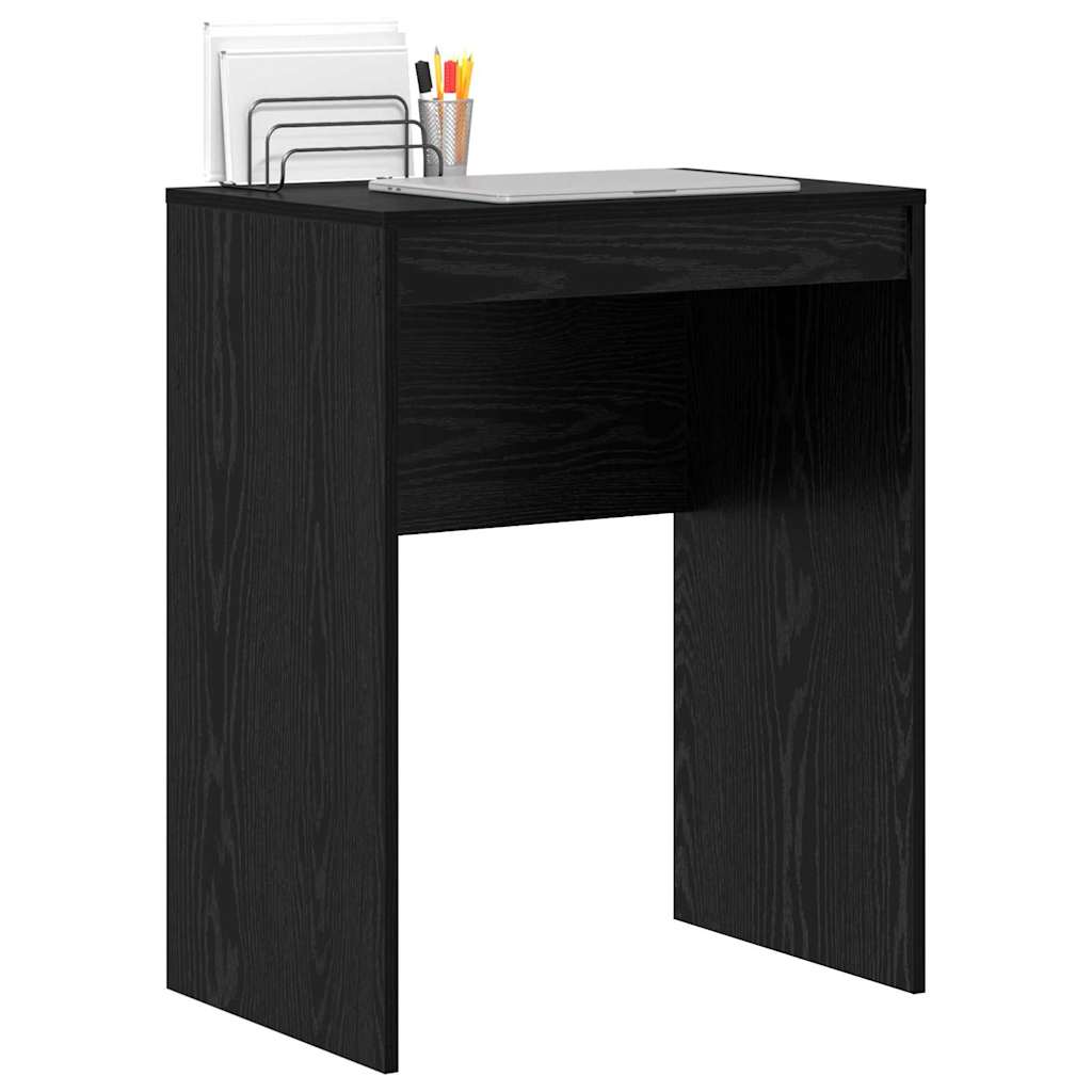 Schreibtisch Schwarz Eichen-Optik 60 x 40 x 76 cm