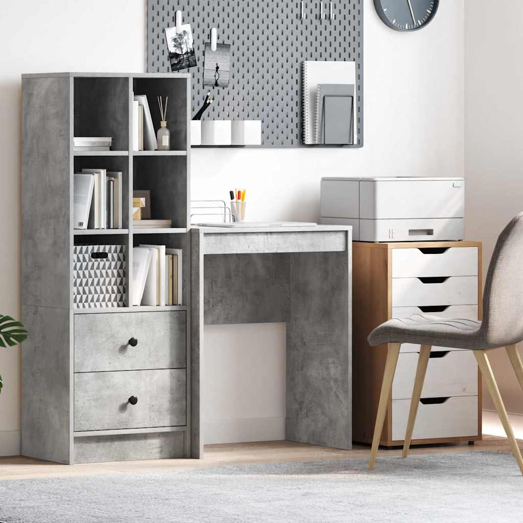 Schreibtisch Beton Grau 60 x 40 x 76 cm