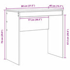 Schreibtisch Altholz 80 x 40 x 76 cm