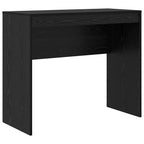 Schreibtisch Schwarz Eichen-Optik 90 x 40 x 76 cm