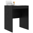 Schreibtisch Schwarz Eichen-Optik 60 x 50 x 76 cm