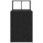 Schreibtisch mit Regal Schwarz Eichen-Optik 108 x 55 x 103.5 cm