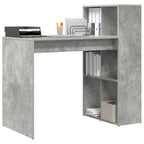 Schreibtisch Beton Grau 108 x 55 x 103.5 cm Holzwerkstoff