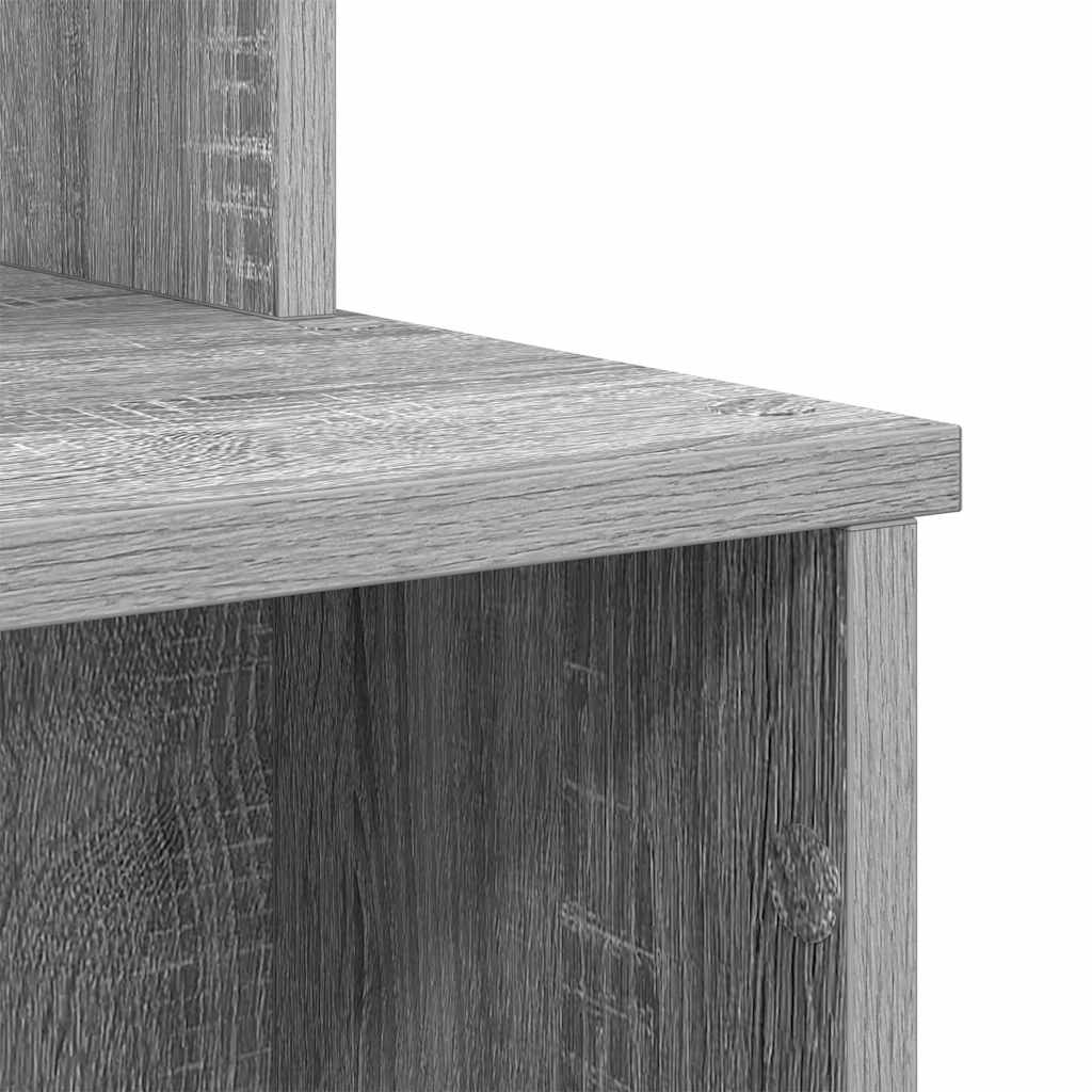Schreibtisch Graues Sonoma 120,5 x 44 x 88,5 cm Holzwerkstoff