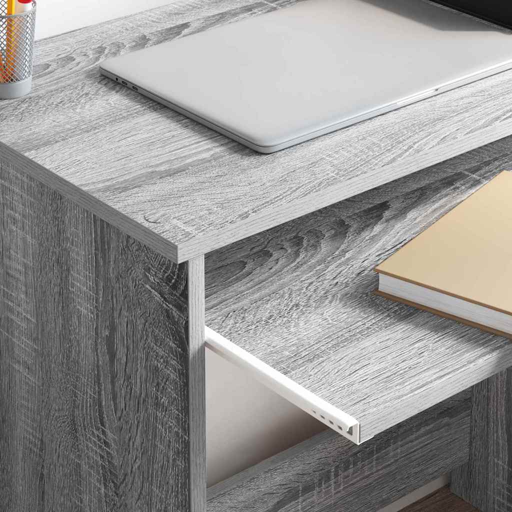 Schreibtisch Graues Sonoma 120,5 x 44 x 88,5 cm Holzwerkstoff