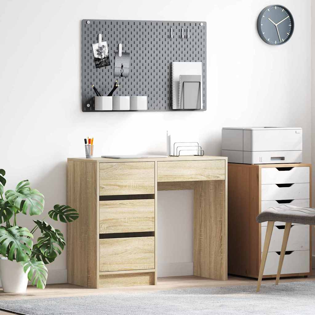 Schreibtisch Sonoma-Eiche 90 x 37,5 x 75 cm Holzwerkstoff