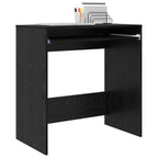 Schreibtisch Schwarz Eichen-Optik 77,5 x 43 x 79 cm