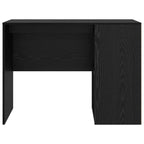 Schreibtisch mit Regal Schwarz Eichen-Optik 102 x 50 x 75 cm