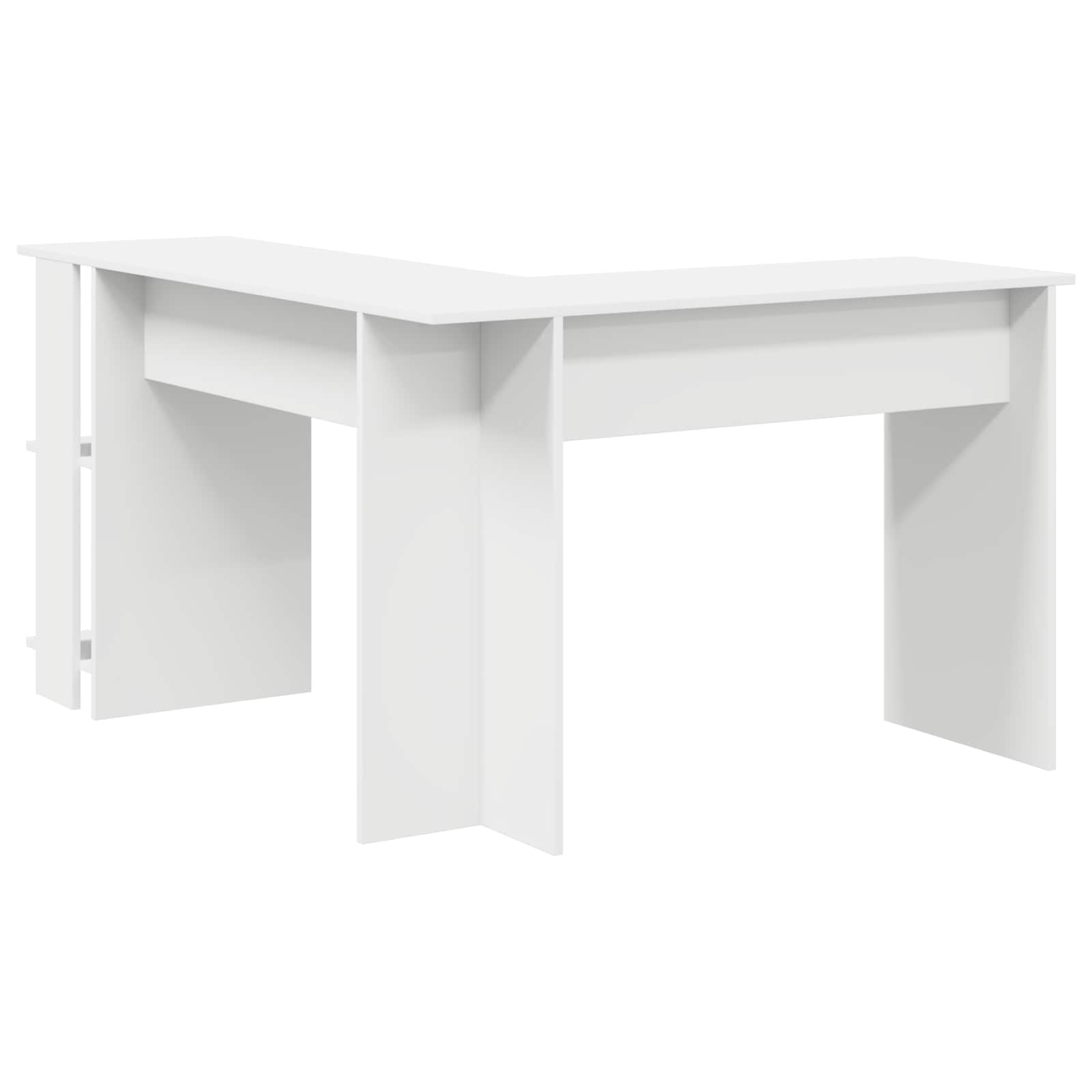 Eck-Schreibtisch Weiß 140 x 113,5 x 75 cm Holzwerkstoff