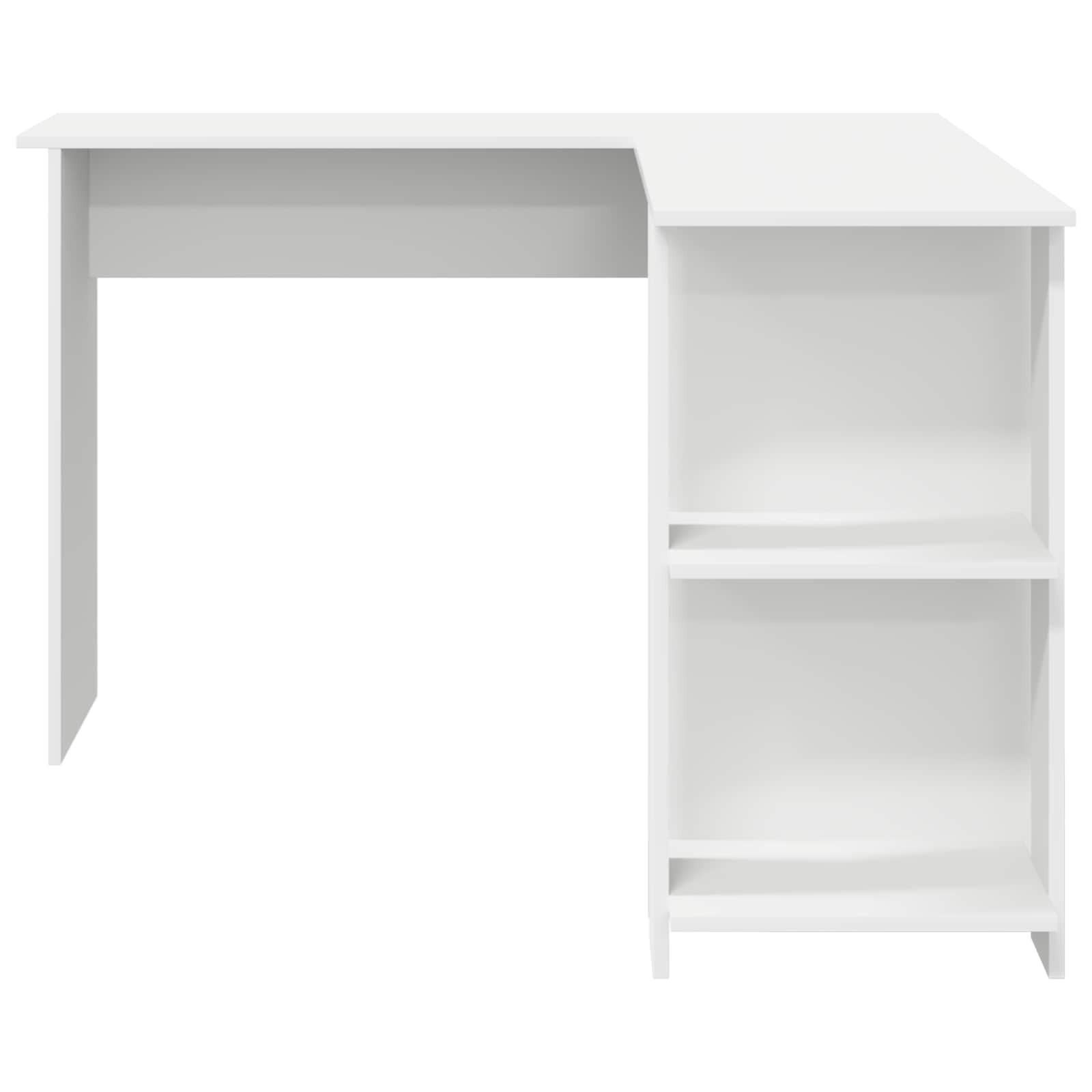 Eck-Schreibtisch Weiß 140 x 113,5 x 75 cm Holzwerkstoff