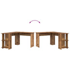 Eck-Schreibtisch Altholz 140 x 113,5 x 75 cm Holzwerkstoff