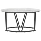 Couchtisch Grau 80 x 40 x 40.5 cm Sperrholz und Metall
