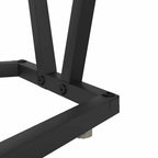 Couchtisch Altholz 80 x 40 x 40.5 cm Sperrholz und Metall