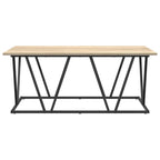 Couchtisch Sonoma-Eiche 100 x 50 x 40 cm Sperrholz und Metall