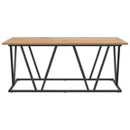 Couchtisch Artisan-Eiche 100 x 50 x 40 cm Sperrholz und Metall