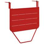 Hängender Balkontisch Rot 60 x 39 x 65 cm Stahl